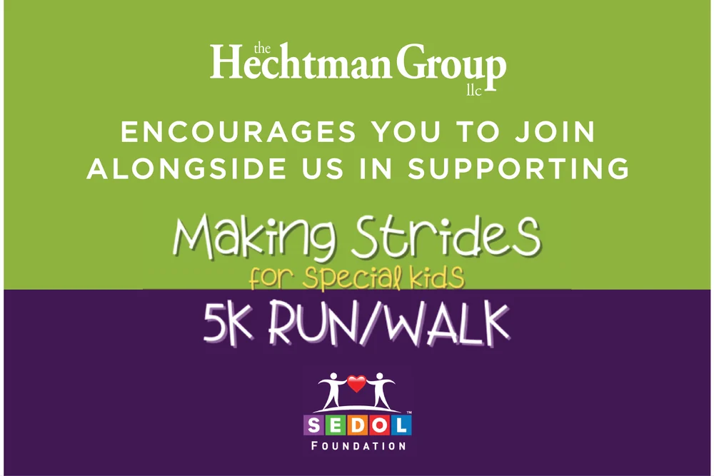 The Hechtman Group supports the SEDOL Foundation Making Strides for Special Kids 5K